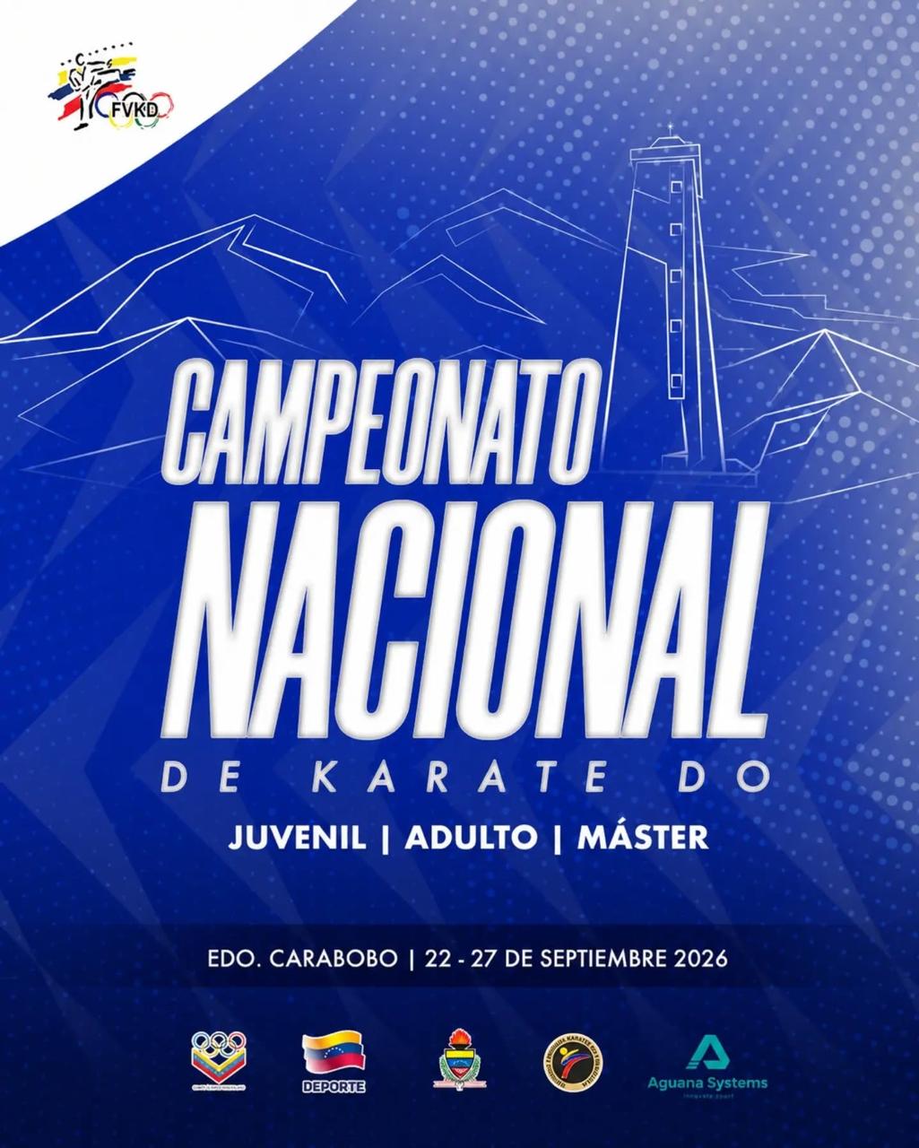 Campeonato Nacional Juvenil, Adulto y Master - Carabobo 2026